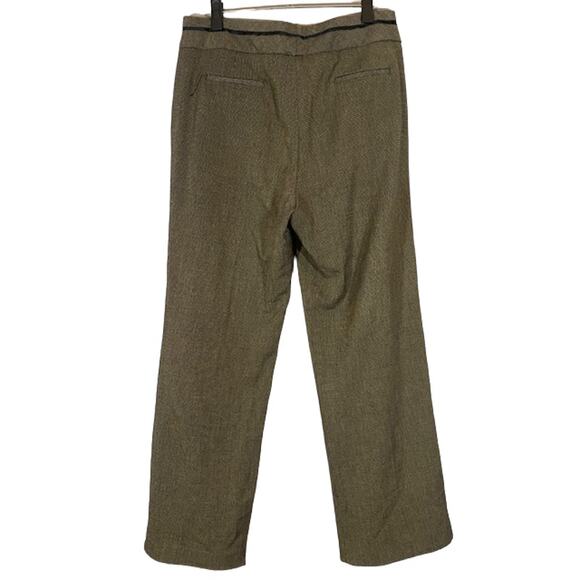 Sandro Sportswear Brown Classic Dress Pants Trousers Women Sz 12 - Picture 2 of 12